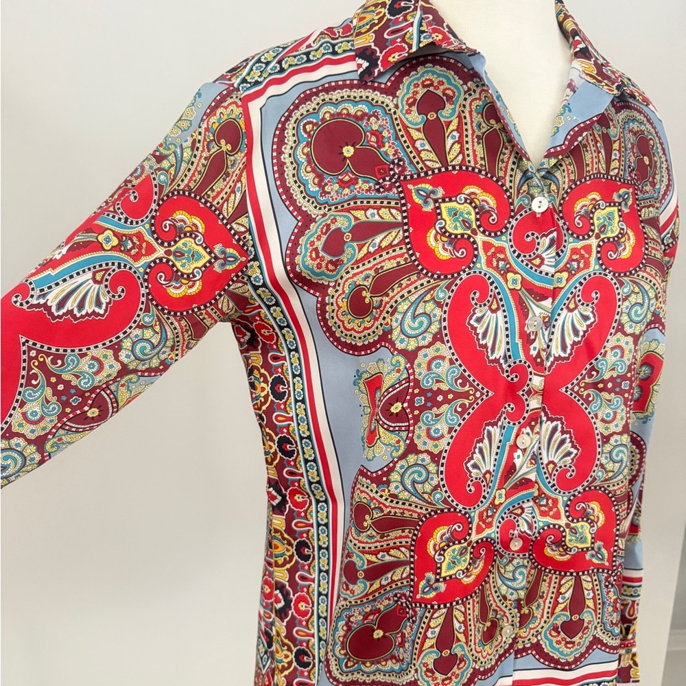 Zara Multicolor Patterned Blouse - Picture 2 of 5